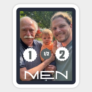 2 1/2 Men Sticker